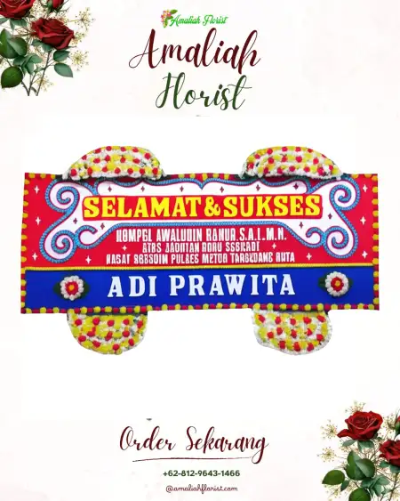 Papan Bunga Ucapan Selamat Gadingkembar